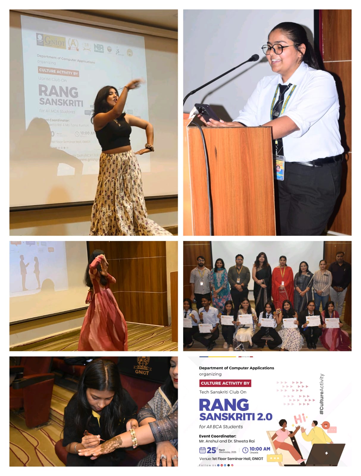 RANG Sanskriti 2 0 Cultural Fest Success At GNIOT